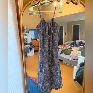 Madewell Blue Floral Dress